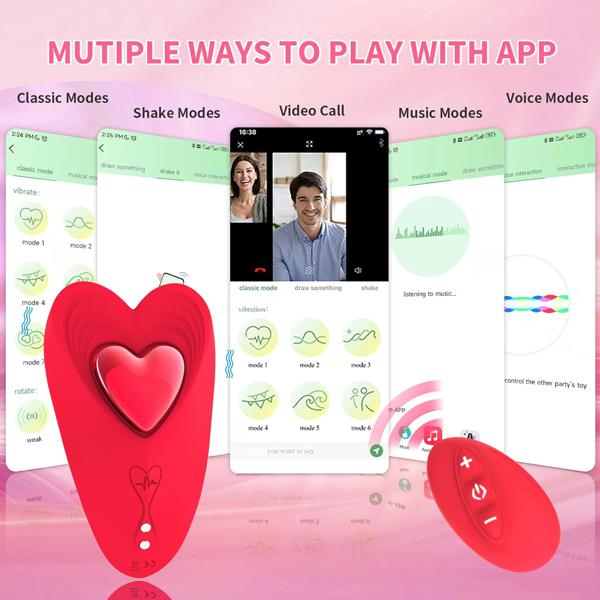 hearted panty vibrator