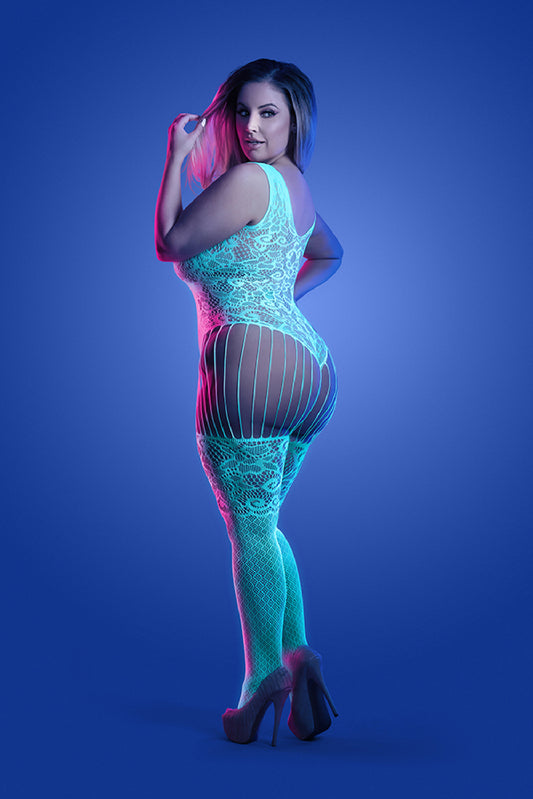 Illuminate Crotchless Teddy Bodystocking