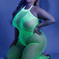 Moonbeam Crotchless Bodystocking