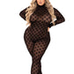 2pc Sheer Playboy Bunny Bodysuit